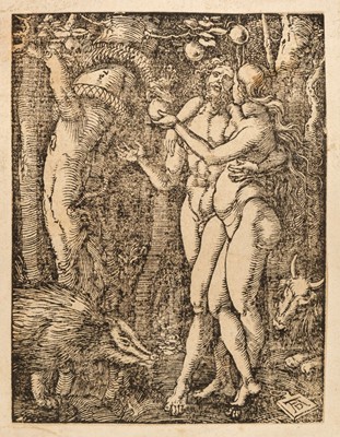 Lot 338 - Durer (Albrecht, 1471-1528). Adam and Eve (from the Small Passion), circa 1509-10
