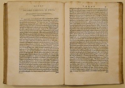 Lot 78 - Sansovino (Francesco). Historia di casa Orsina, 1565, the Sutherland-Clough copy