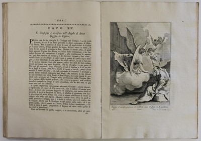 Lot 291 - Fossati (Giorgio). Memorie della vita del ... san Giuseppe figurate in rame, 1st edition, 1750
