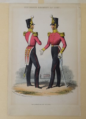 Lot 256 - Military Prints. A large collection of unframed prints