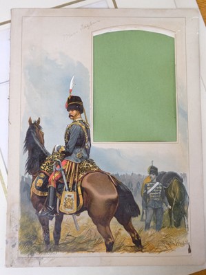 Lot 256 - Military Prints. A large collection of unframed prints