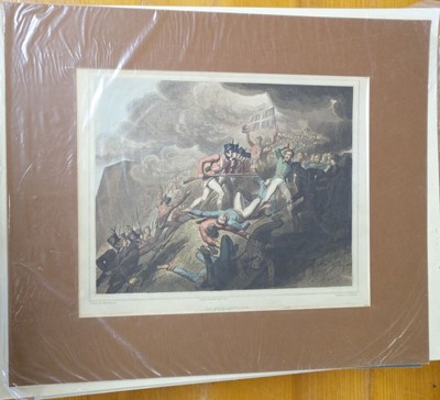 Lot 256 - Military Prints. A large collection of unframed prints