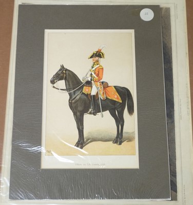 Lot 256 - Military Prints. A large collection of unframed prints