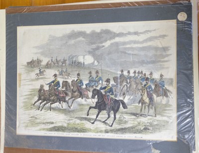 Lot 256 - Military Prints. A large collection of unframed prints