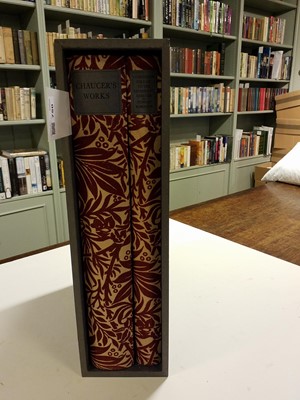 Lot 750 - Basilisk Press.  The Works of Geoffrey Chaucer [with] A Companion Volume, 2 volumes, 1974-75
