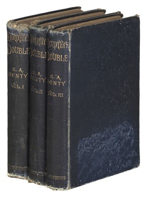 Lot 534 - Henty (G.A.) Dorothy's Double, 3 volumes, 1st edition, 1894