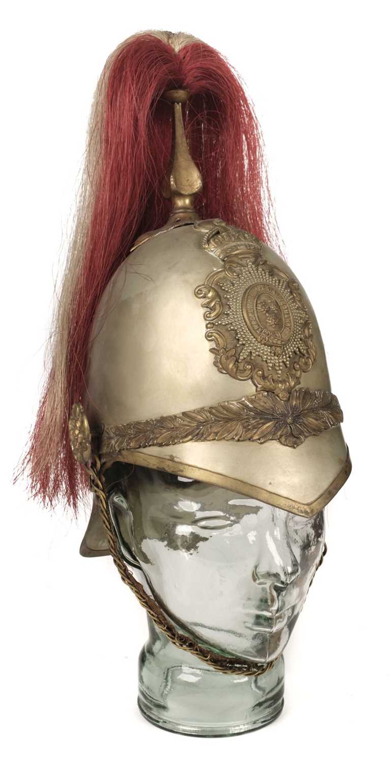 Lot 391 - Shropshire Yeomanry. An Edward VIII period helmet