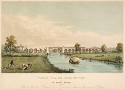 Lot 282 - Stephens (E. L.). Viaduct over the River Derwent at Stamford Bridge..., circa 1860