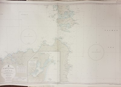 Lot 88 - Sea charts. A collection of 17 sea charts of Australia, 20th century