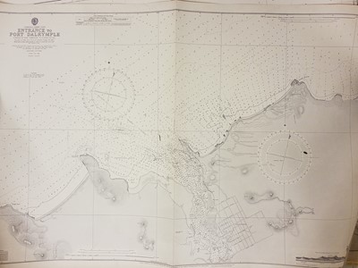 Lot 88 - Sea charts. A collection of 17 sea charts of Australia, 20th century