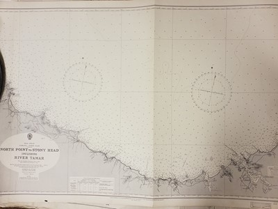 Lot 88 - Sea charts. A collection of 17 sea charts of Australia, 20th century