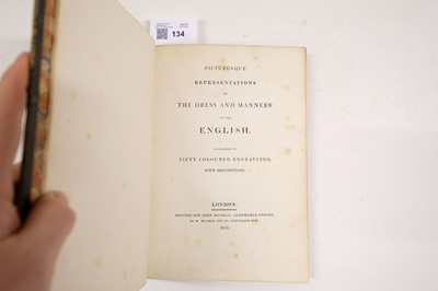 Lot 134 - Bulmer (W. & Co. publisher). Picturesque Representations of the Dress..., of the English, 1814