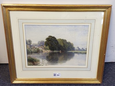 Lot 494 - Palmer (Harold Sutton, 1854-1933). View on the Thames, Surrey