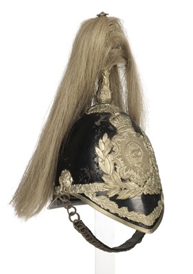 Lot 405 - The Queen's Own Royal Yeomanry. A Victorian warrant officers helmet