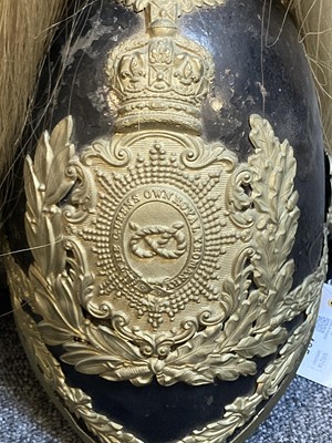 Lot 405 - The Queen's Own Royal Yeomanry. A Victorian warrant officers helmet