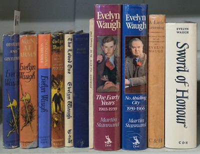 Lot 905 - Waugh (Evelyn). 'Sword of Honour' trilogy, 1st edition, 1952-61