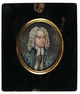 Lot 395 - After Charles Jervas (1675-1739). Jonathan Swift, portrait miniature