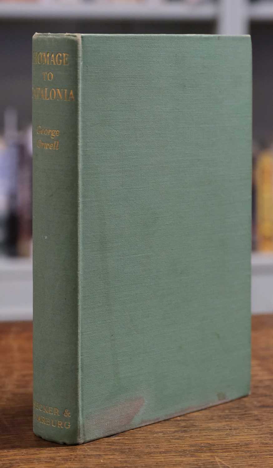 Lot 872 - Orwell (George). Homage to Catalonia, 1st edition, 1938