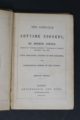 Lot 369 - Mozley (Henry, publisher). The Modern Cookery ... by a Lady, Derby: Henry Mozley, 1818