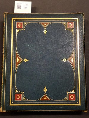 Lot 148 - Scrap album. A 19th century scrap album, compiled by Lilian Mary Slade, dated '96