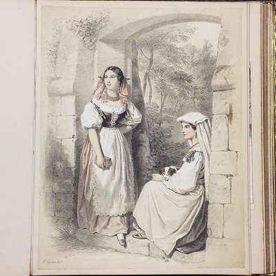 Lot 148 - Scrap album. A 19th century scrap album, compiled by Lilian Mary Slade, dated '96