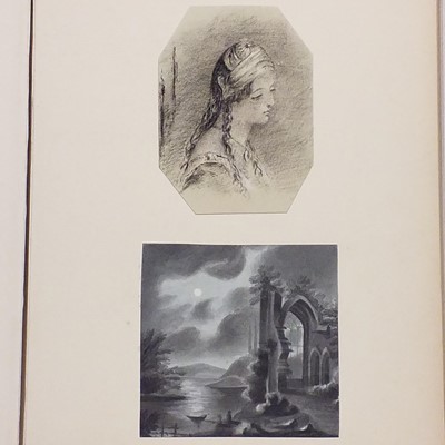 Lot 148 - Scrap album. A 19th century scrap album, compiled by Lilian Mary Slade, dated '96