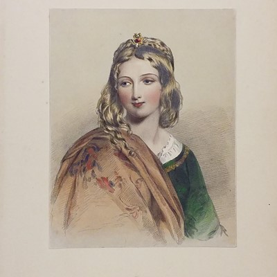 Lot 148 - Scrap album. A 19th century scrap album, compiled by Lilian Mary Slade, dated '96