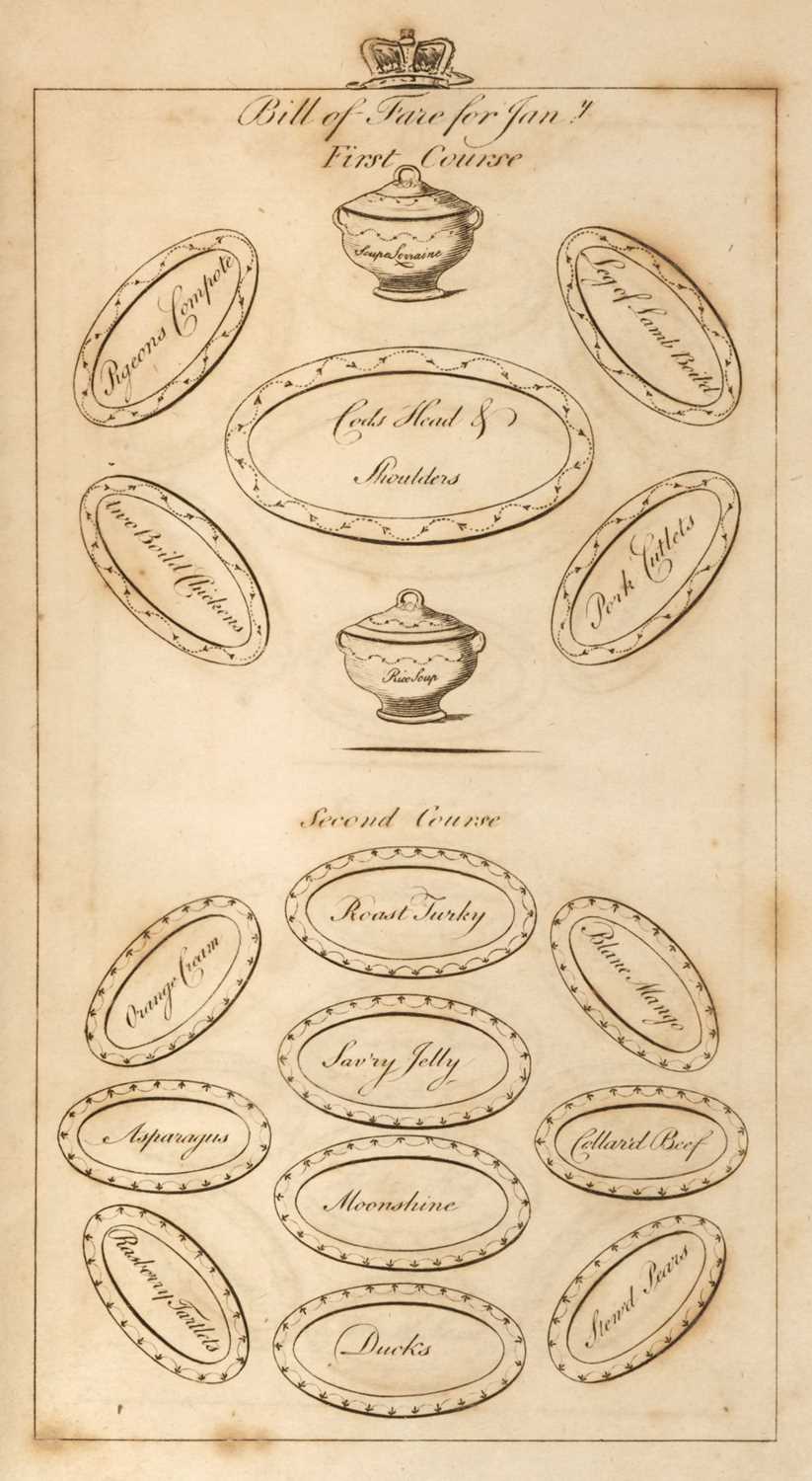 Lot 358 - Collingwood (Francis & Woollams, John). The Universal Cook, 3rd edition, 1801