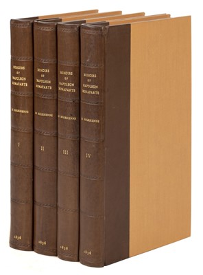 Lot 340 - De Bourienne (Fauvelet). Memoirs of Napoleon Bonaparte, 4 volumes, 1836