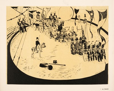 Lot 485 - Serge. Panorama du Cirque, Paris: Editions Arc en Ciel, [1945]