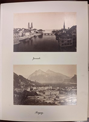 Lot 56 - Europe. Photograph album, c.1870-80, decorative binding by August Klein of Vienna