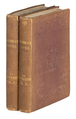 Lot 502 - Dickens (Charles). American Notes for General Circulation, 2 volumes, 1st edition, 1842
