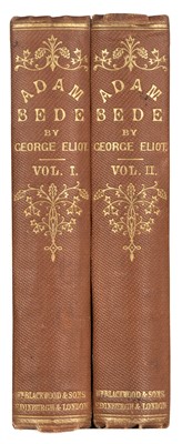 Lot 193 - Eliot (George, i.e. Marian Evans). Adam Bede, 2 volumes, 5th edition, 1859