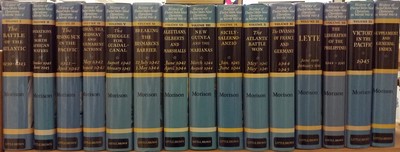 Lot 280 - Morison (Samuel Eliot). History of United States Naval Operations in World War II, 15 volumes, mixed editions, Littele, Brown and Company, Boston, 1950-94