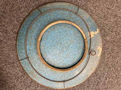 Lot 160 - Chinese. Cloisonné plates