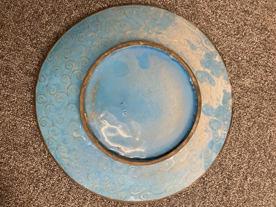 Lot 160 - Chinese. Cloisonné plates