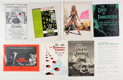 Lot 384 - Film Memorabilia. A very large private collection of mostly British film promotional materials