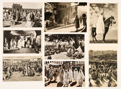 Lot 325 - North Africa Postcards. A group of three postcard albums, circa 1920