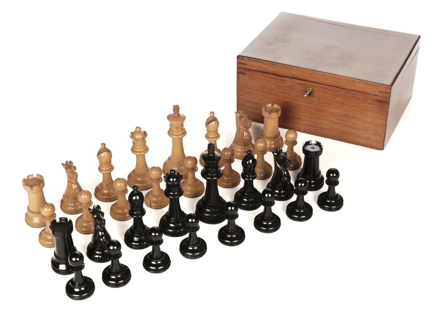 Lot 109 - Chess. Jacques Staunton chess set, circa