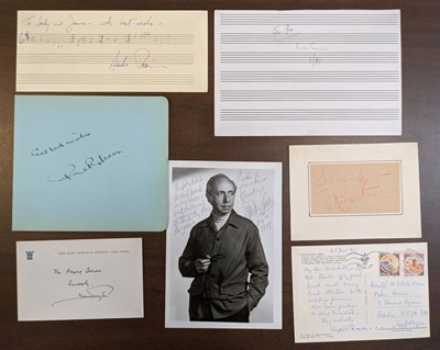 Lot 631 - American Composers and Musicians.