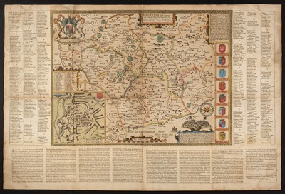 Lot 72 - Leicestershire. Speed (John), Leicester both Countye and Citie described, 1615