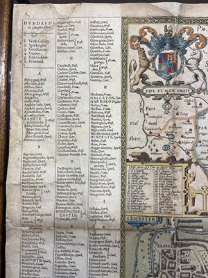 Lot 72 - Leicestershire. Speed (John), Leicester both Countye and Citie described, 1615