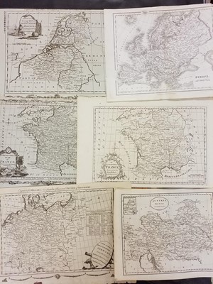 Lot 77 - Maps. A mixed collection of approximately 120 maps, 18th & 19th century