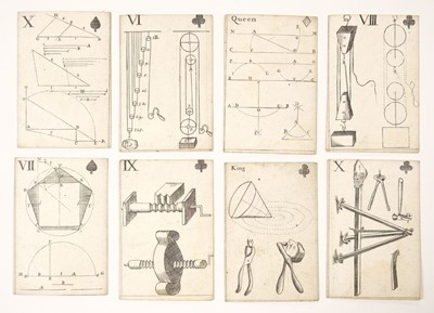 Lot 465 - Moxon (J., publisher). Geometrical Playing Cards, London, 1697