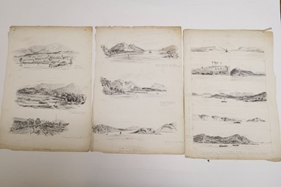 Lot 34 - Australia & Indonesia. Sketches by W. H. Rotheram Royal Engineers, 1886