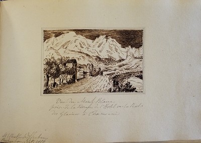 Lot 150 - Sketchbook. An early 19th century sketchbook