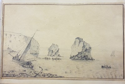 Lot 150 - Sketchbook. An early 19th century sketchbook