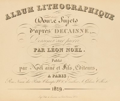 Lot 297 - Noel (Léon). Album Lithographique.