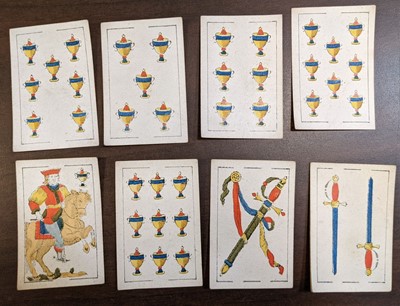 Lot 468 - Spanish playing cards. A deck of playing cards, Barcelona: Torras Y Sanmarti, 1831