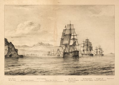 Lot 146 - Reinagle (G. P.). Six Views of the Battle of Navarino, circa 1828